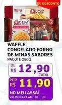 Assaí Atacadista Sabores - waffle congelado forno de minas oferta