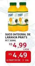 Assaí Atacadista Prat's - suco integral de laranja oferta