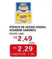 Assaí Atacadista Kisabor - pipoca de micro ondas sabor oferta