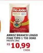Assaí Atacadista Pai joão - arroz branco longo fino tipo 1 tio oferta