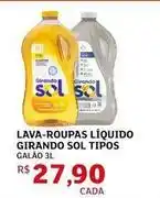 Assaí Atacadista Girando sol - lava-roupas líquido oferta