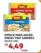 Assaí Atacadista Yoki - pipoca para micro ondas sabores oferta