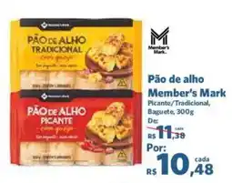 Sam's Club Pão de alho Member's Mark oferta