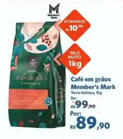 Sam's Club Café em grãos Member's Mark oferta