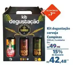 Sam's Club Kit degustação cerveja Campinas oferta
