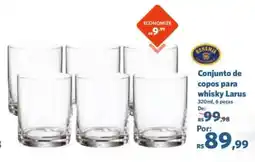 Sam's Club Conjunto de copos para whisky Larus oferta