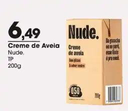 Zaffari Creme de Aveia Nude oferta