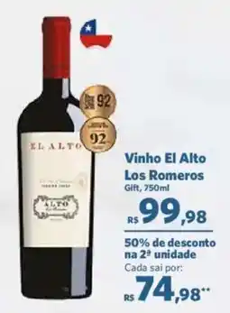 Sam's Club Vinho El Alto Los Romeros Gift oferta