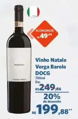 Sam's Club Vinho natale verga barolo docg oferta