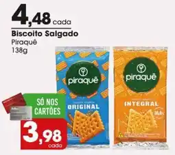 Zaffari Biscoito Salgado Piraquê oferta