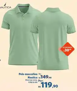 Sam's Club Polo masculina Nautica oferta