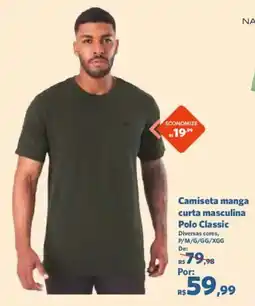 Sam's Club Camiseta manga curta masculina Polo Classic oferta