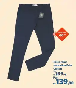 Sam's Club Calça chino masculina Polo Classic oferta