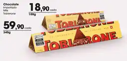 Zaffari Chocolate importado milk toblерone oferta