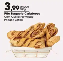 Zaffari Pão Baguete Calabresa Com Queijo Parmesão oferta