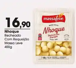 Zaffari Nhoque recheado com requijão massa leve oferta