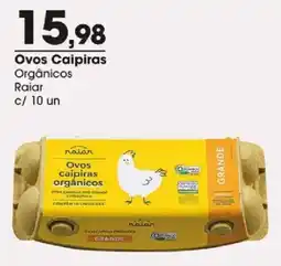 Zaffari Ovos caipiras orgânicos oferta