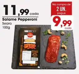 Zaffari Salame Pepperoni Seara oferta