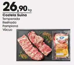 Zaffari Costela Suína Temperada Resfriada Pamplona Vácuo oferta