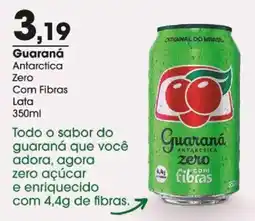 Zaffari Guaraná Antarctica Zero Com Fibras oferta