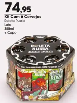 Zaffari Kit Com 6 Cervejas Roleta Russa oferta