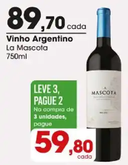 Zaffari Vinho Argentino La Mascota oferta