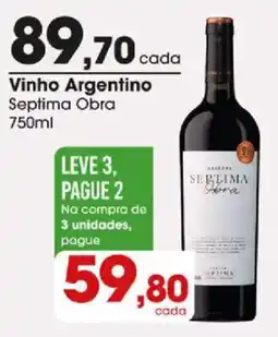 Zaffari Vinho Argentino Septima Obra oferta
