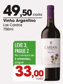 Zaffari vinho argentino los cardos oferta