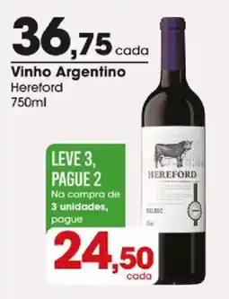 Zaffari Vinho Argentino Hereford oferta