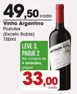 Zaffari Vinho Argentino Postales oferta