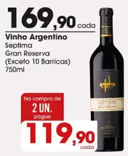 Zaffari Vinho Argentino Septima Gran Reserva oferta