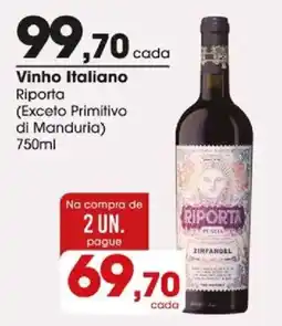 Zaffari Vinho Italiano Riporta oferta
