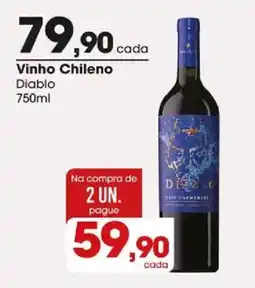 Zaffari Vinho Chileno Diablo oferta