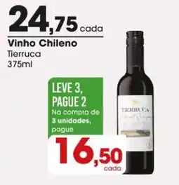 Zaffari Vinho chileno tierruca oferta