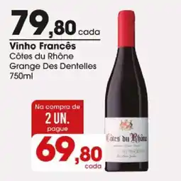 Zaffari Vinho Francês Côtes du Rhône Grange Des Dentelles oferta