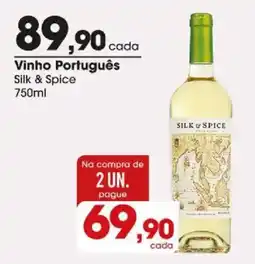 Zaffari Vinho Português Silk & Spice oferta