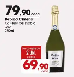 Zaffari Bebida Chilena Casillero del Diablo Zero oferta