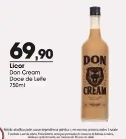 Zaffari Licor Don Cream Doce de Leite oferta