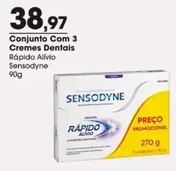 Zaffari Cremes Dentais Rápido Alívio Sensodyne oferta