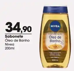 Zaffari Sabonete óleo de banho nivea oferta