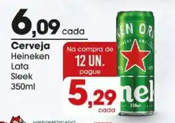Zaffari Cerveja Heineken Lata Sleek oferta