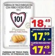 Roldão 101 - farinha de trigo enriquecida com ferro e acido folico oferta