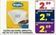 Roldão Brigitta - filtro de papel oferta