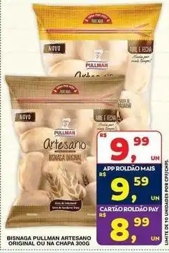 Roldão Novo - bisnaga rollão artesano original ou chapa oferta