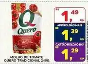 Roldão Quero - molho de tomate tradicional oferta