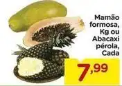 Carrefour Formosa - mamão formosa, kg ou abacaxi pérola, cada oferta