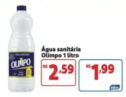 Mercado Extra Água sanitária Olimpo 1 litro oferta