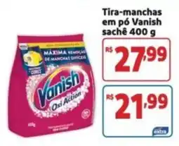 Mercado Extra Tira-manchas em pó Vanish sachê oferta