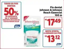 Mercado Extra Fio dental Johnson & Johnson Reach Essencial oferta
