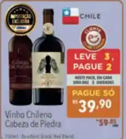 Supermercados Condor Vinho chileno cabeza de piedra oferta